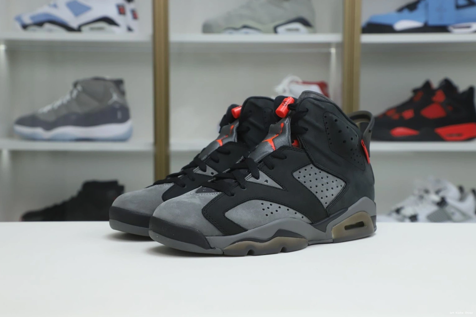 1st Kicks RETRO 'IRON X PARIS AIR GREY' 6 2004 SAINT-GERMAIN JORDAN Kimikick UrbanStyle 1130